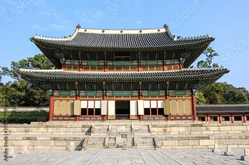 Injeongjeon  Throne Hall of Changdeokgung Palace  Seoul  South Korea.