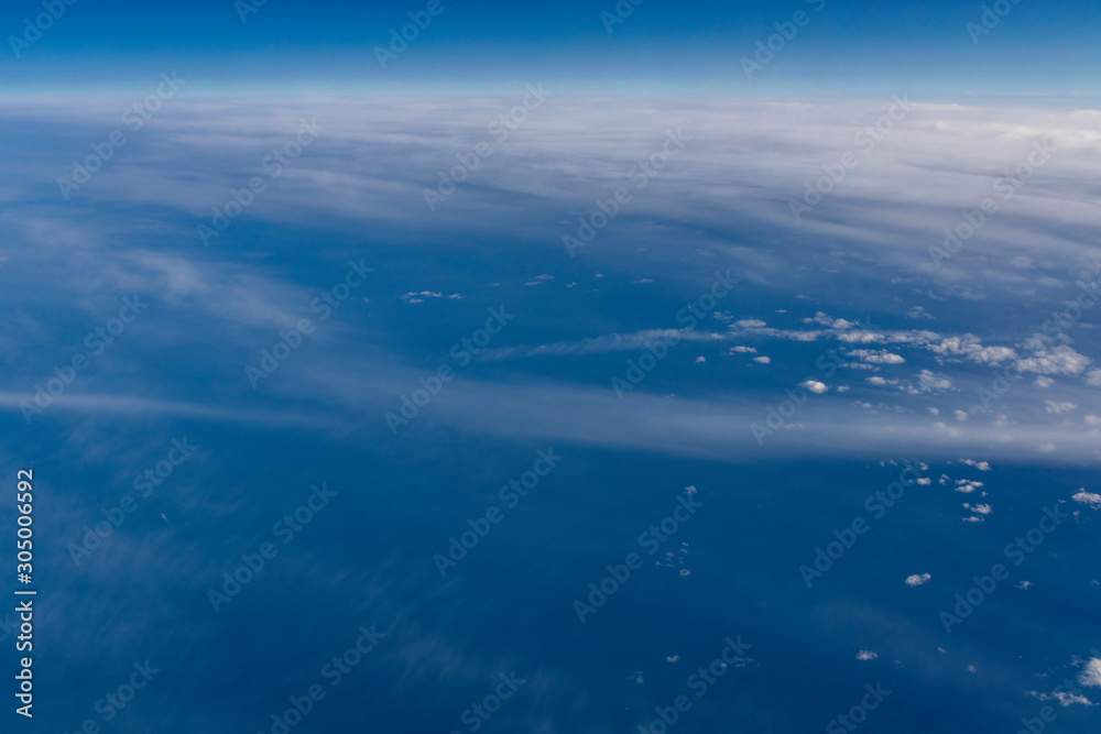 飛行機からの雲海#21