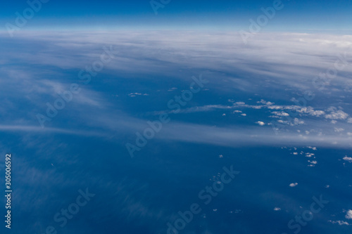 飛行機からの雲海#21