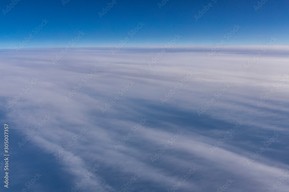 飛行機からの雲海#25