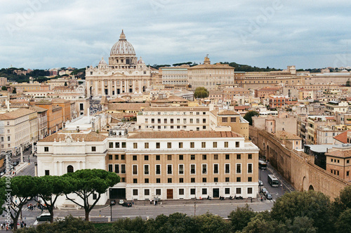 Views of the main streets of Rome, Italy