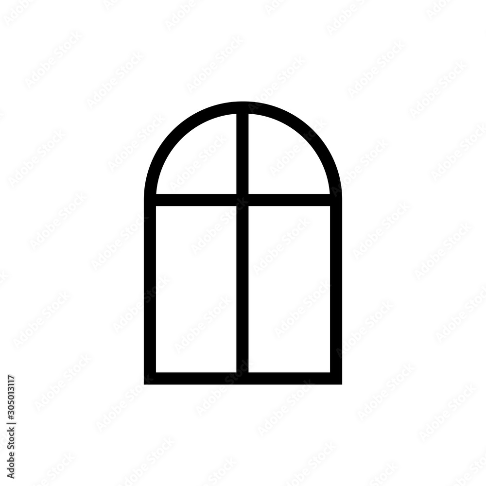 window icon vector trendy flat design window icon vector trendy flat design