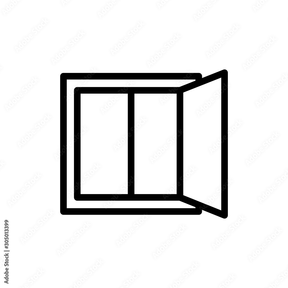window icon vector trendy flat design window icon vector trendy flat design