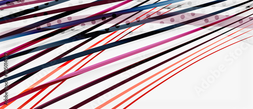 Trendy color stripes lines wave  great design for any purposes. Vector line pattern. Vector geometric background