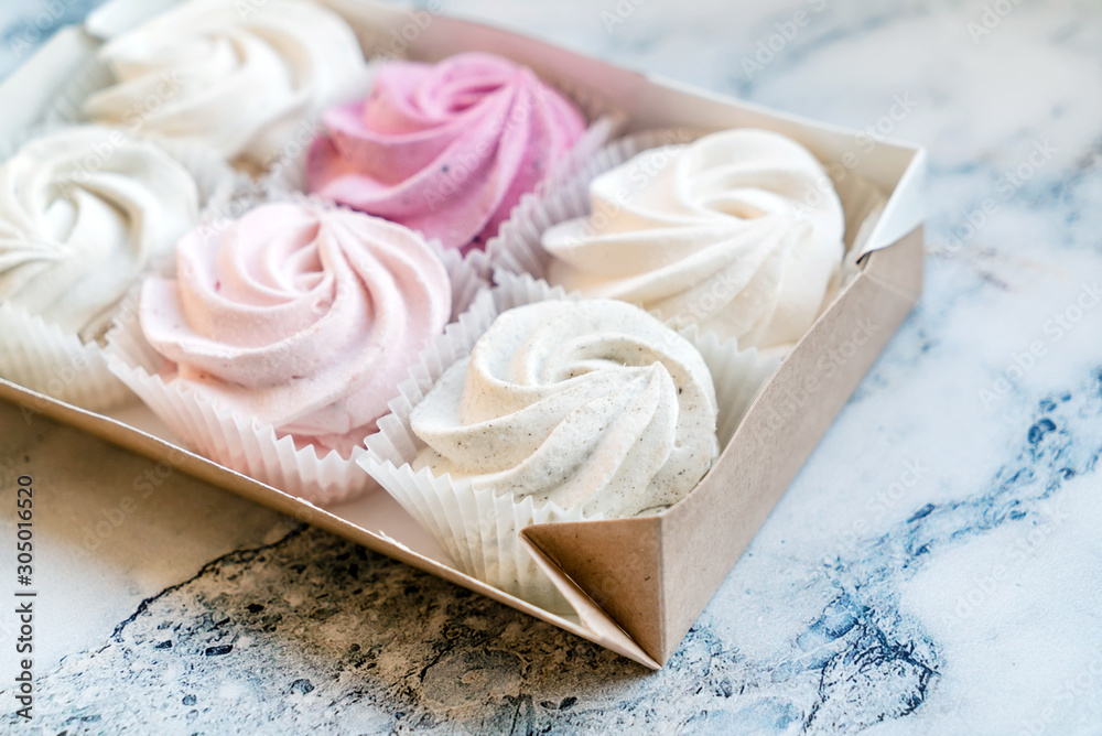 Beautiful delicious dessert. Zephyr in the shape of flowers roses. Beautiful delicious dessert. Zephyr in the shape of flowers roses.