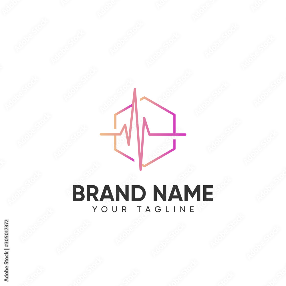 heartbeat, heart design logo heartbeat, heart design logo