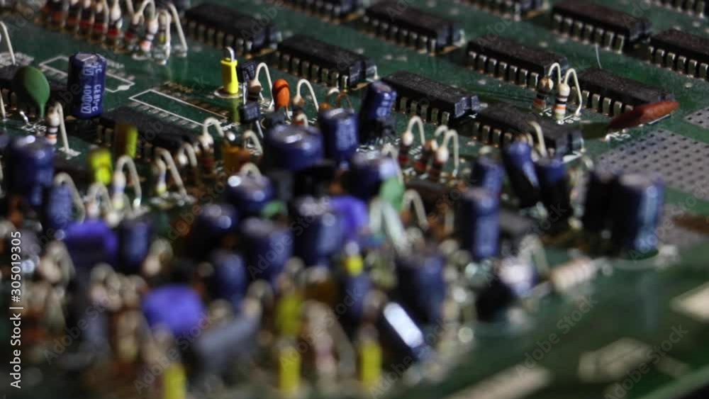 custom made wallpaper toronto digitalCircuit Board Spin Extreme Close Up 14