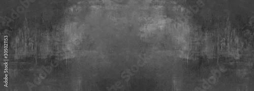 Obraz  z motywem black grey anthracite stone concrete texture background panorama banner long