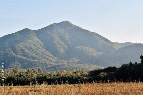 mountains in autumn