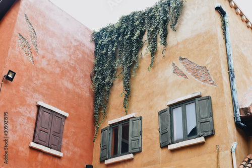 window in a brick wall