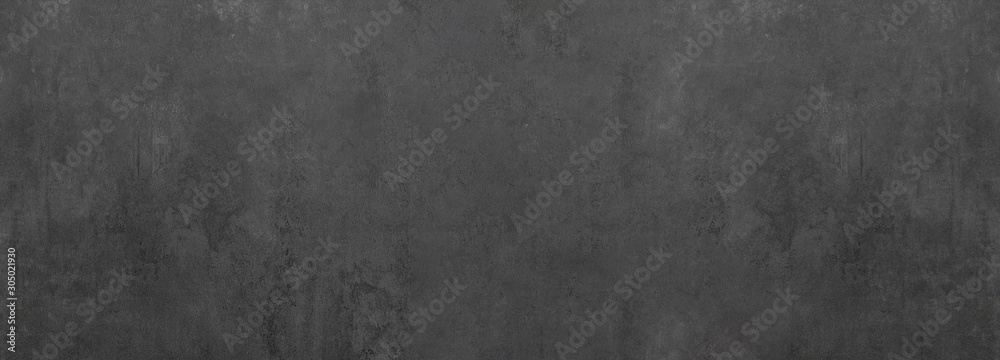 black grey anthracite stone concrete texture background panorama banner long - obrazy, fototapety, plakaty 