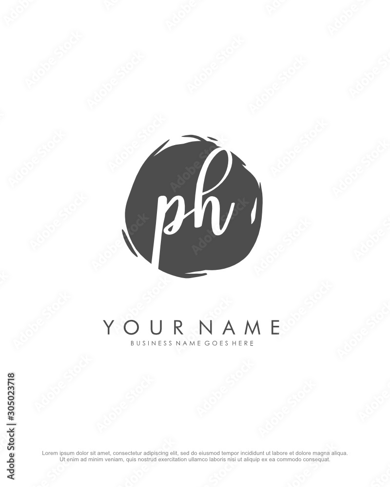 P H PH initial splash logo template vector. A logo design for company and identity business. P H PH initial splash logo template vector. A logo design for company and identity business.