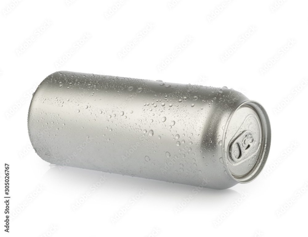 wet metal aluminum beverage drink can. photography wet metal aluminum beverage drink can. photography