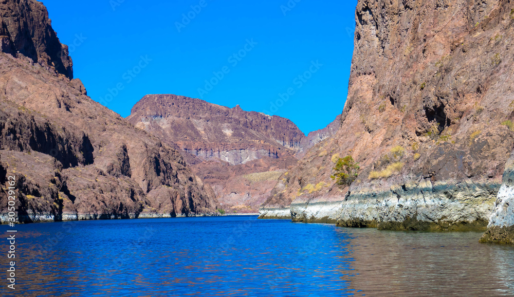 Colorado Fluß und Gebirgskette, Arizona USA