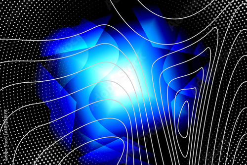 abstract, blue, light, design, wallpaper, texture, pattern, backdrop, graphic, digital, illustration, art, line, lines, technology, futuristic, motion, space, energy, black, effect, fractal, color