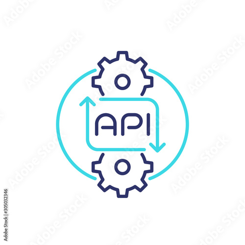 api line icon for web