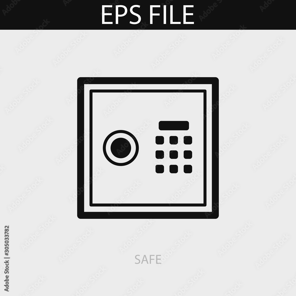Safe icon. EPS vector file Safe icon. EPS vector file