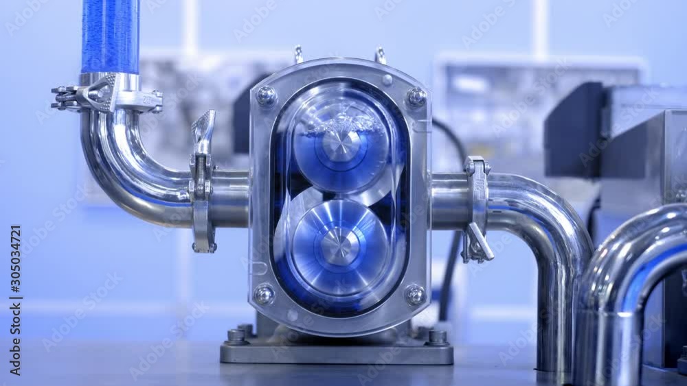Water pump and water pipes. Water supply system.