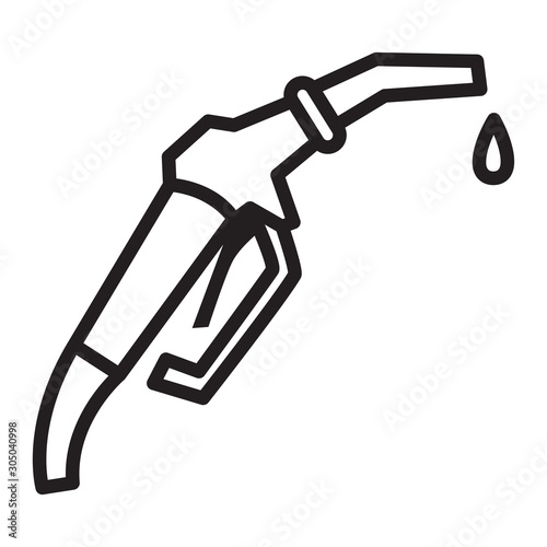 Fuel Icon Vector Simple Design