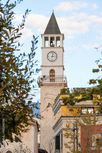 Tirana's landmark central sight is the Clock Tower photo