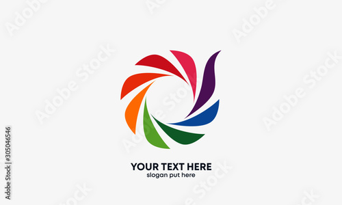 Global Community Logo. Community human Logo template vector. Community health care. Abstract Community logo
