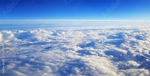 Fototapeta Naklejka Na Ścianę i Meble -  a cloud ceiling seen from above