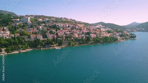 Neum, the only coastal city of Bosnia and Herzegovina. Balkans, Dalmatia.