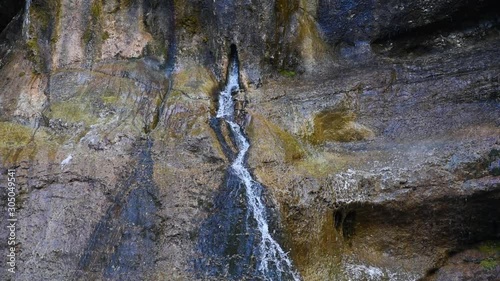 Beautiful Chegem waterfall in Caucasus