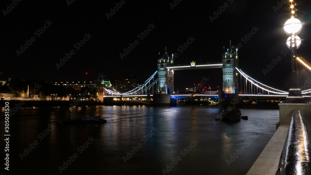 Obraz premium Ponte de Londres a noite