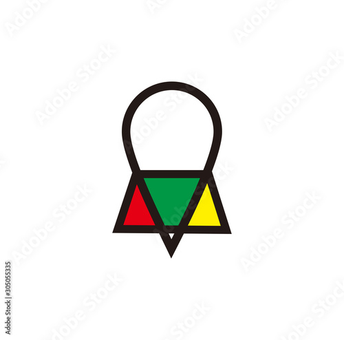 Rocket illustration logo