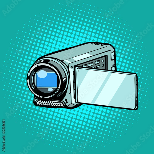 portable hand-held video camera