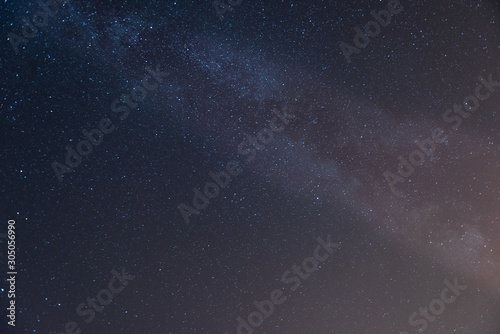 Universe filled with stars, nebula and galaxy. Milkyway