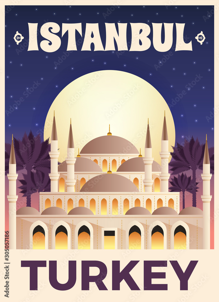 Turkey Travel Poster 
