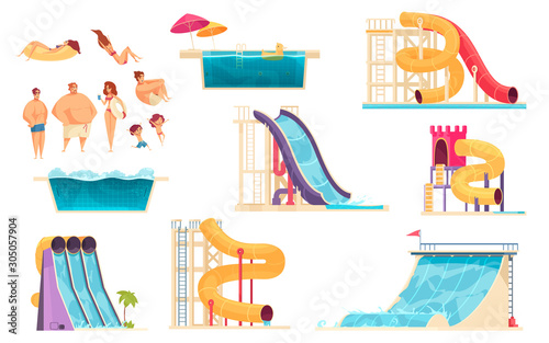 Aqua Park Comics Set