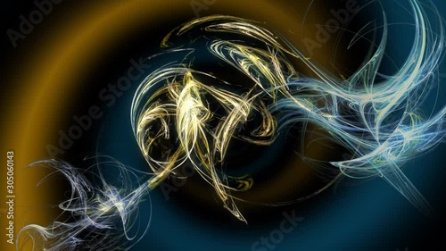 4K loop with a fractal flame or apophysis for screensavers, mod motion graphics or science fiction backgrounds.