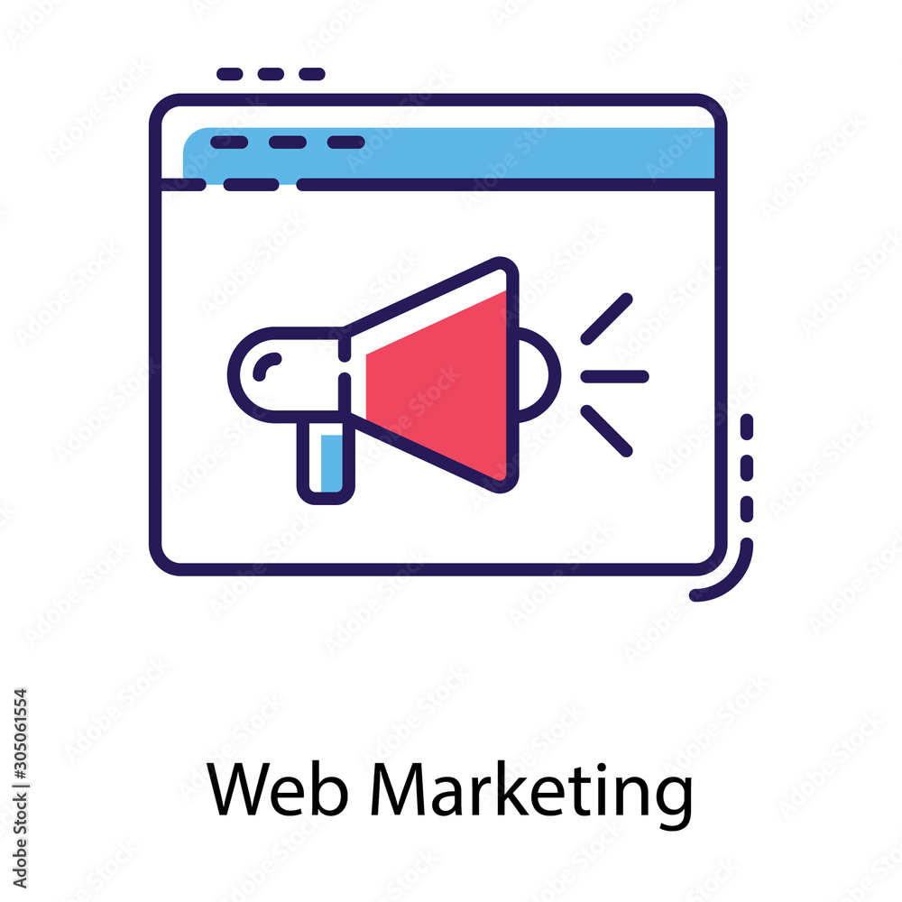 Web Marketing Vector Web Marketing Vector