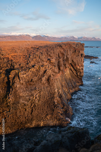 Lóndrangar rocks along Snaefellsnes Peninsula Iceland © Janneke