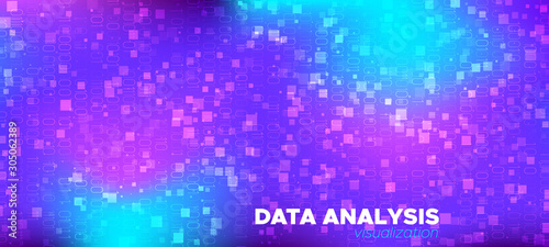 Science Wallpaper. Matrix Data Stream. Purple 