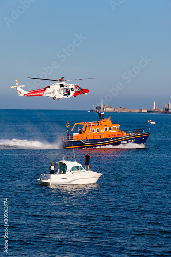 Lifeboat in Weymouth Dorset photo