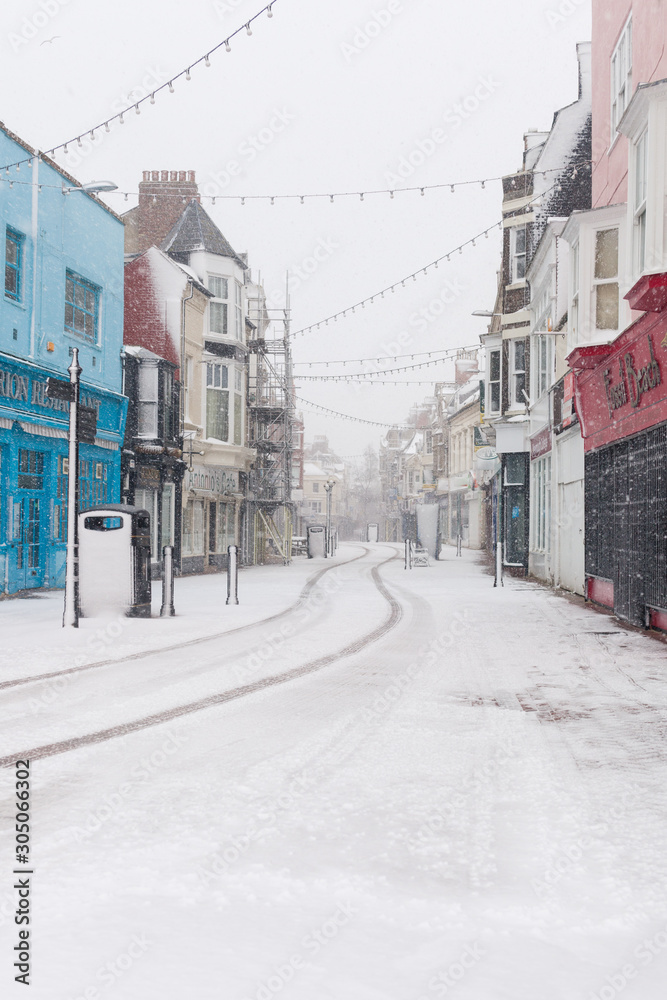 Snow in Weymouth
