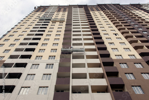 Ukraine, Brovary September 7, 2017 construction of a residential complex