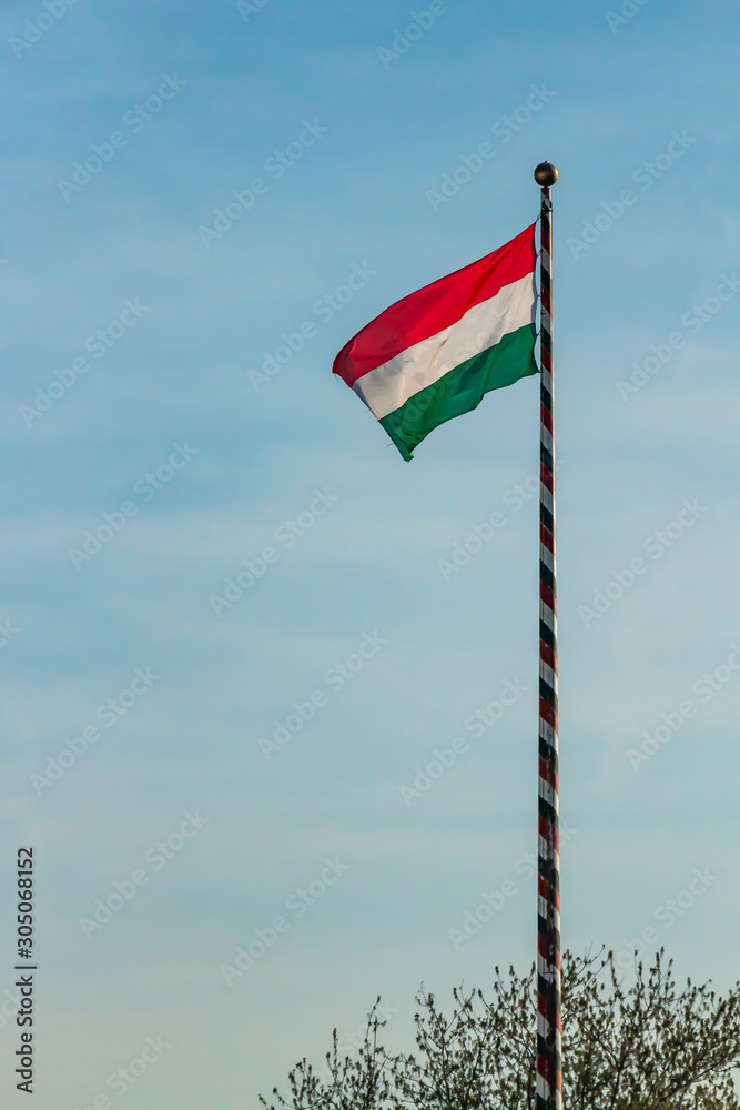 Fototapeta premium Hungarian national flag. HU
