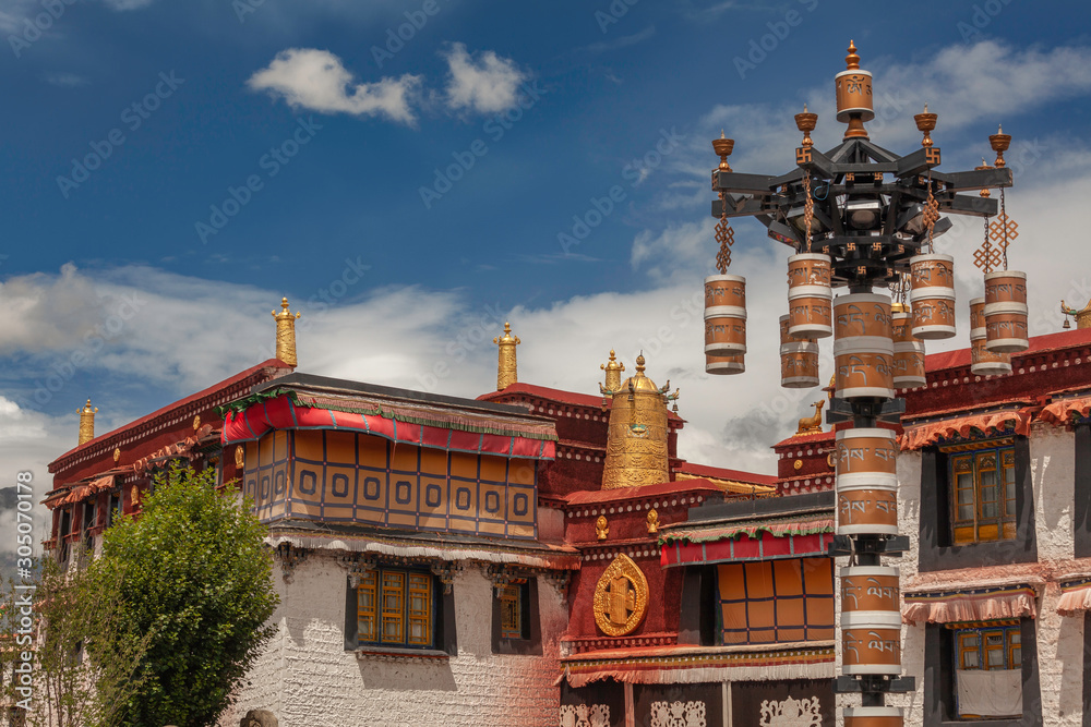  Famous Buddhist Temple Jokhang in Lhasa, Tibet