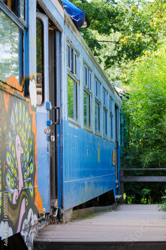 Colourful train