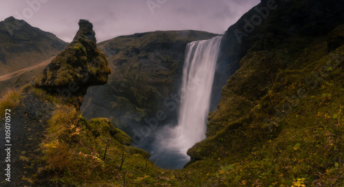 Fototapeta Naklejka Na Ścianę i Meble -  Skógafoss Waterfall in South Iceland.