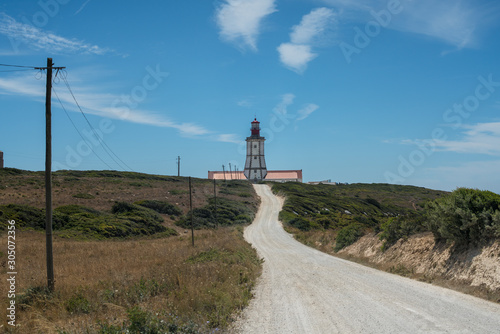 Road to the Cape Espichel Lighthouse