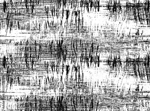 Rough black and white texture vector. Distressed overlay texture. Grunge background. Abstract textured effect. Vector Illustration. Black isolated on white background. EPS10.