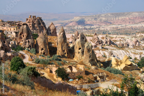 Obraz na płótnie Houses made in rock, Cappadocia, Turkey w salonie