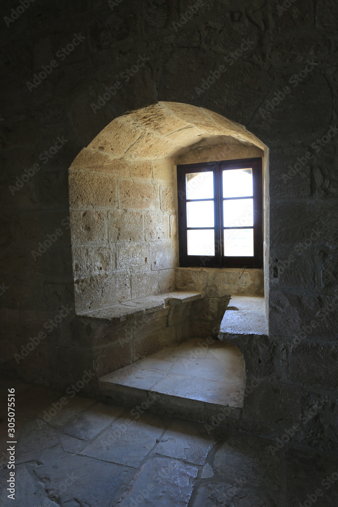 window of old castle