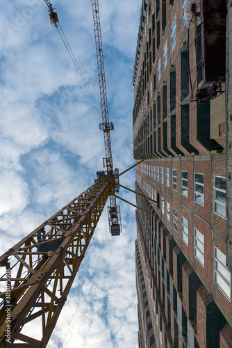 Ukraine city of Brovary 2017 construction of social housing